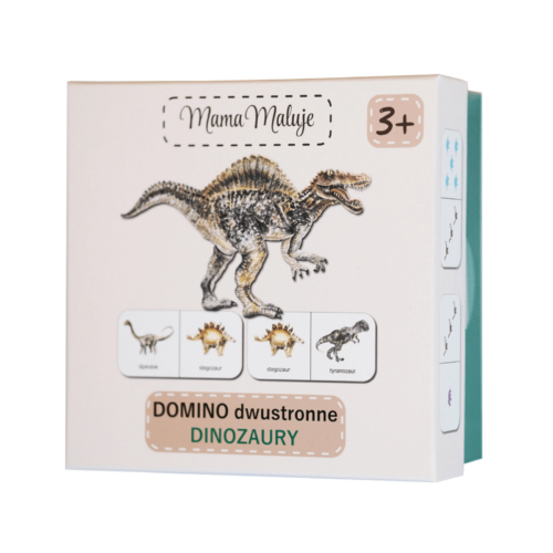 dwustronne domino - dinozaury
