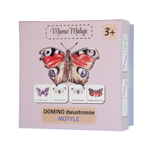 dwustronne domino - motyle