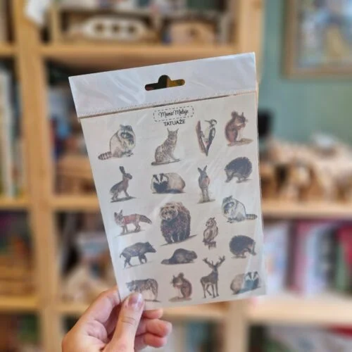 tatuaże ze zwierzętami lasu