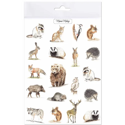 tatuaże - zwierzęta leśne